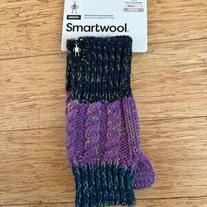 NWT Smartwool Women's Isto Hand Warmer Multi Purple Merino Wool Gloves